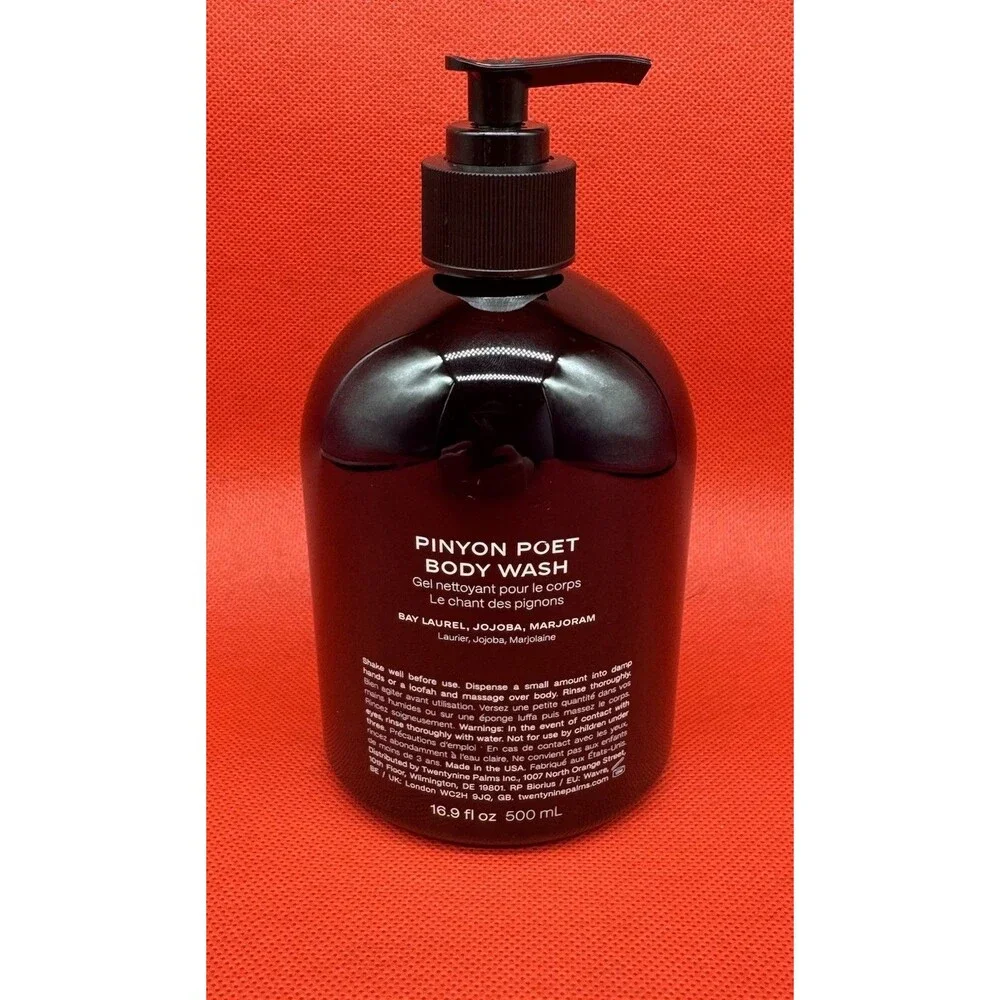 Twentynine Palms Pinyon Poet Body Wash 16.9 fl oz  NIB MSRP $47 (no box)